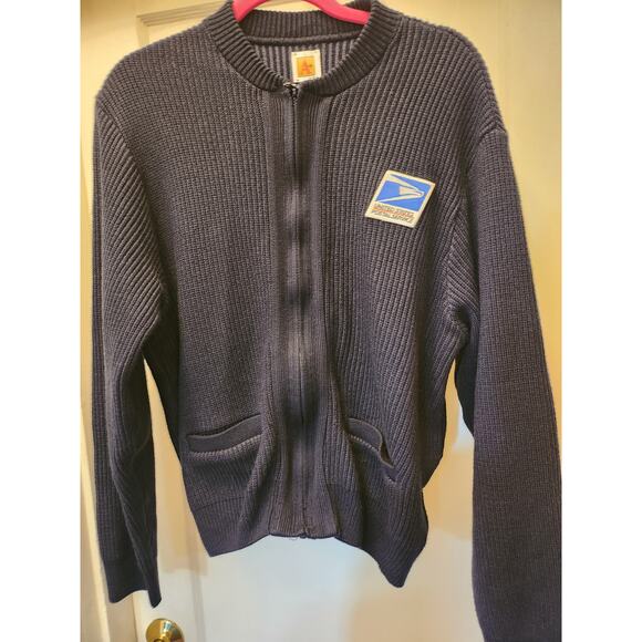 Bulky, heavy weight postal sweater, Mens size Large - Picture 1 of 7